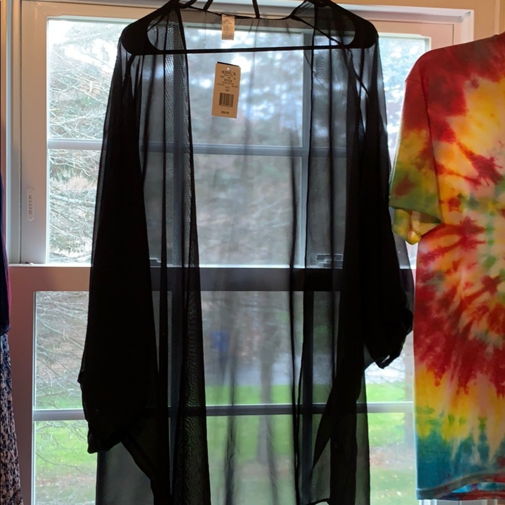 Sheer kimono